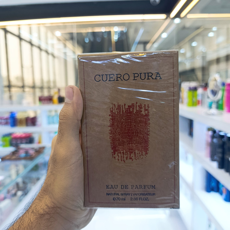 ادکلن فرگرانس cuero pura گرم و تلخ و چرمی