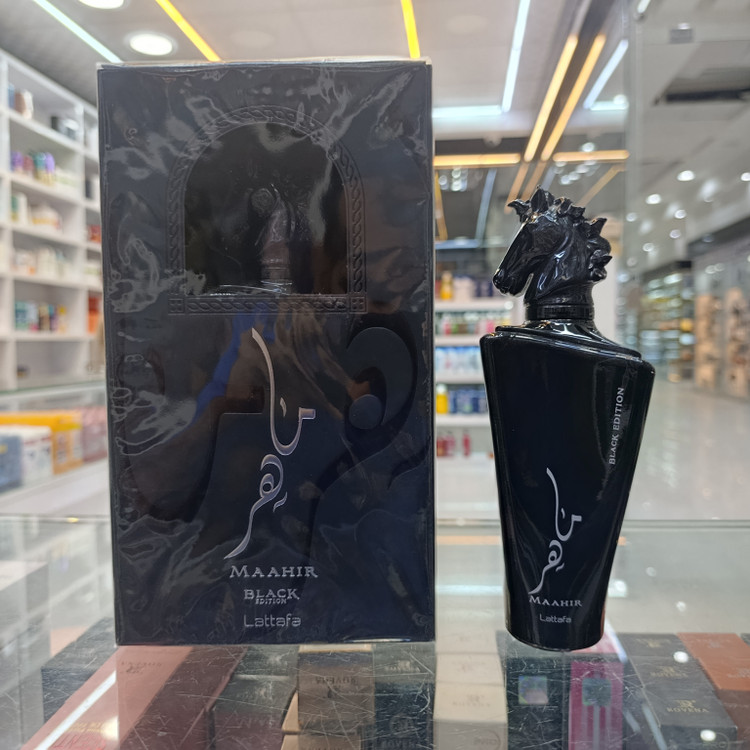 عطر ادکلن لطافه ماهر مشکی بلک ادیشن اورجینال