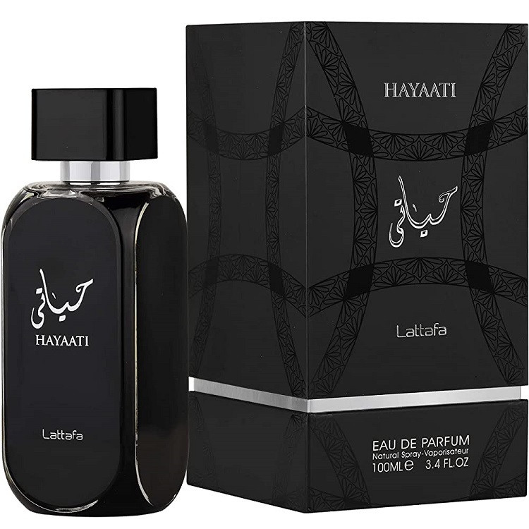 ادوپرفیوم لطافه مدل حیاتی مشکی حجم 100 میل